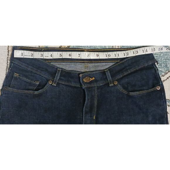 Womens Levi's Classic Mid-rise Boot Cut stretch Jeans 29Wx33L Dark Blue Wash - Picture 4 of 9